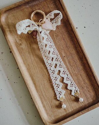 Brelok do torebki, Rubi, Okruszek Biżuteria