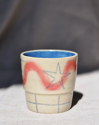 Ceramiczna czarka/kubek bez ucha, barwa.ceramics