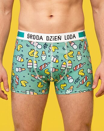 Środa Dzień Loda - bawełniane bokserki, Majtki z Sosnowca