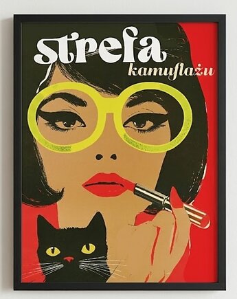 Plakat Strefa Kamuflażu 30cmx40cm, polkastudio