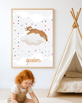 Plakat spałem - kot 1, Project 8