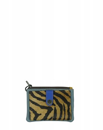 Portfel portfelik mały skórzany miejsce na bilon karty eko OLIVKA, Olivka Warsaw