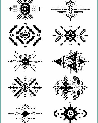 Tatuaż tymczasowy "Tribal", Fotobloki and decor