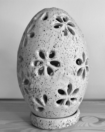 Jajo ceramiczne - lampion, PIEGO Ceramika