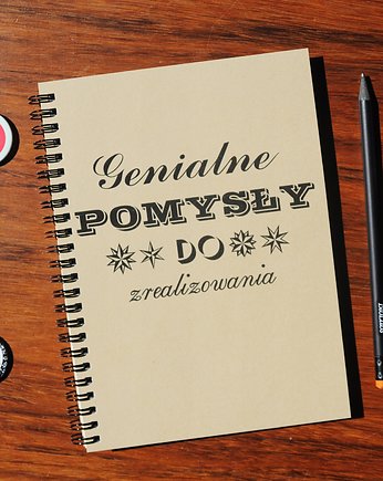 Genialne pomysły do zrealizowania, notatnik z eko, Sowia Aleja