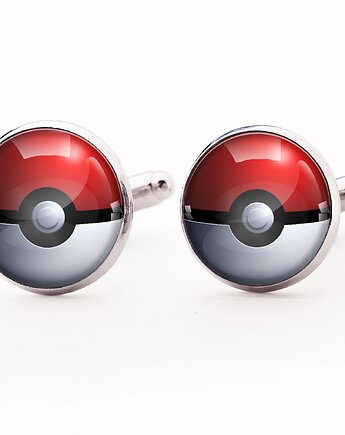 Pokeball - spinki do mankietów - 0258, EgginEgg Men