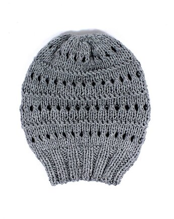 Czapka szara luźna długa hipster beanie, RękaProduction