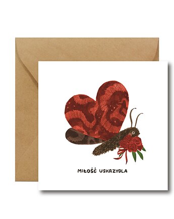 Miłość Uskrzydla - kartka na Walentynki  Hi Little, HI LITTLE