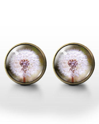 Kolczyki - Dmuchawiec - brąz, yenoo