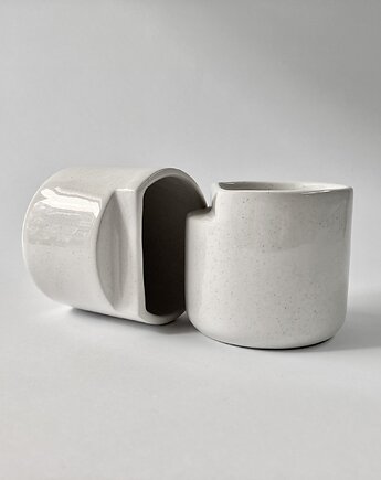 Kubek #09 /salt and pepper, 250ml/ z serii Architecture, Handverk