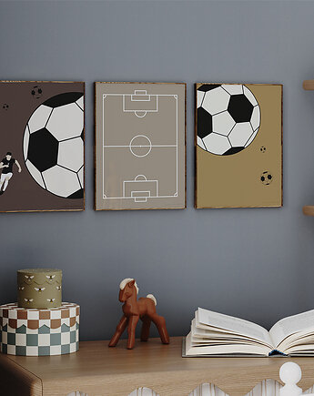 Plakat dla dzieci Soccer Field, Humpty Dumpty Room Decoration