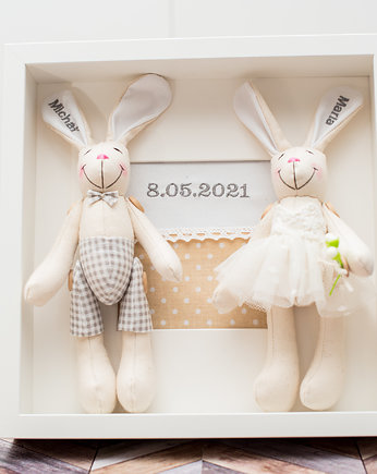 Prezent Dodatek na ślub Króliki, LalaShop