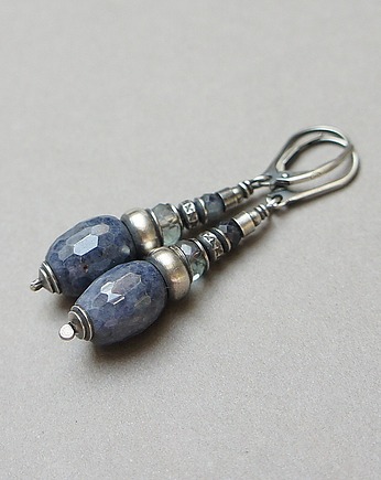 Kolczyki srebrne Szafirowy szaszłyk vol. 2 -, Katia i krokodyl