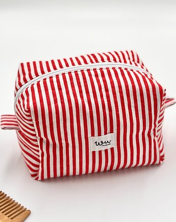 Kosmetyczka kostka Paseczki, wu handmade