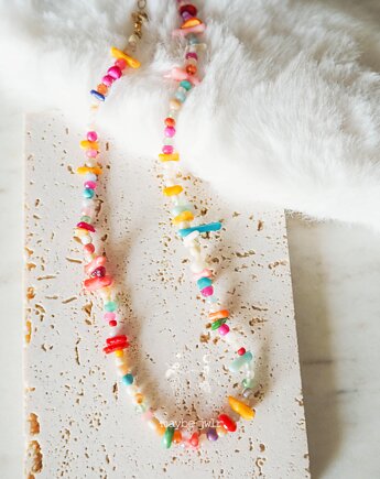 Naszyjnik z nieregularnych kamieni, MAYBEJWLR