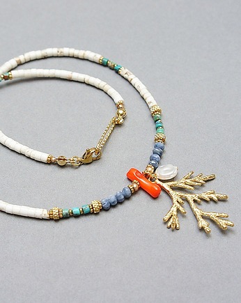 Sea collection Koral white vol. 2 - /choker/ 20.06.25, KiKa pracownia