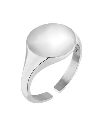 Srebrny masywny sygnet, SOTHO