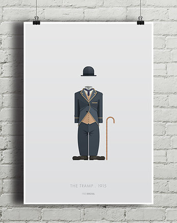Plakat Charlie Chaplin - Tramp , minimalmill