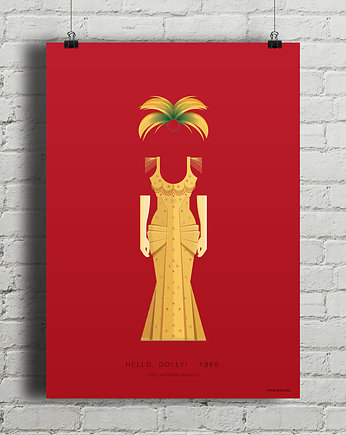 Plakat Hello, Dolly, minimalmill