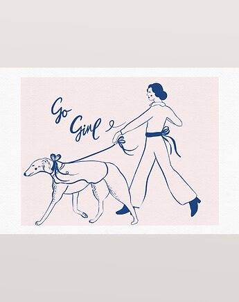 Plakat kobiecy -  Go Girl, Mint In Paper