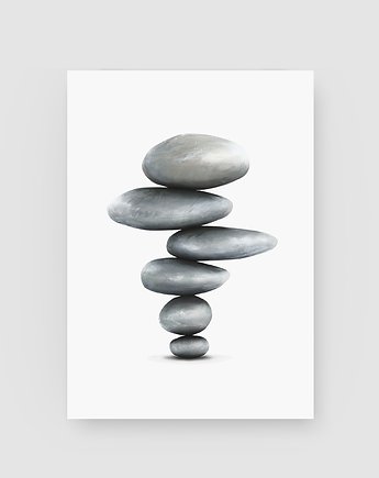 Plakat Kamienny minimalizm, Marta Tęcza