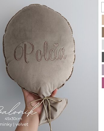 Poduszka  balon   Haft    Kolory, Little Angels