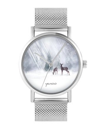 Zegarek - Sarenki - bransoleta mesh, yenoo