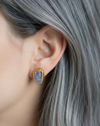 Kolczyki Sztyfty Szafir, TulipBIJOU