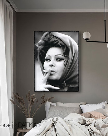 Sophia Loren -  dekoracja ścienna, Dekoracje PATKA Patrycja Kita