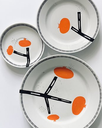 Makówka tryptyk, arent plates