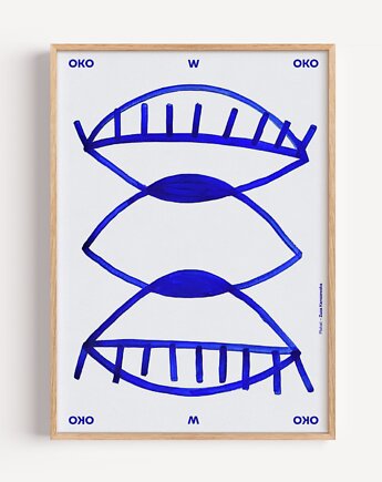 Plakat Oko w oko, Zuza Karczewska