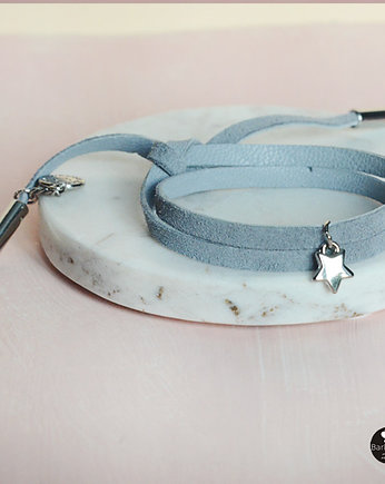 mini light grey  star silver, barboleta