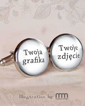 Twoje foto/grafika w spinkach, muamua design