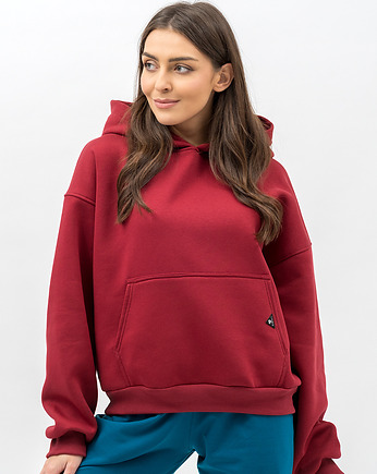 Bluza z kapturem ciepła ,,DUYGU" bordo, 3 for U