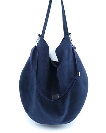 Worek Hobo - damska torebka - granatowa, simply bag