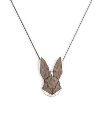 Stylowy drewniany wisiorek Hare Pendant, BeWooden Polska