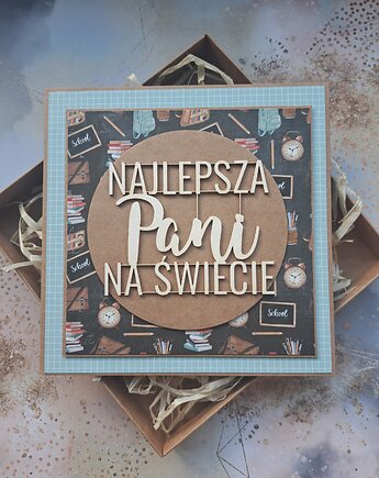 Kartka dla nauczycielki z okazji Dnia Edukacji Narodowej, Kartkodzielo