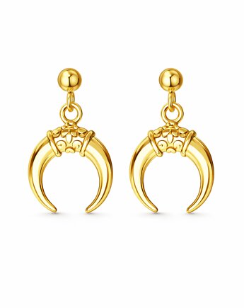 Kolczyki LUNULA- srebro,złoto,różowe złoto, ISSI Jewelry