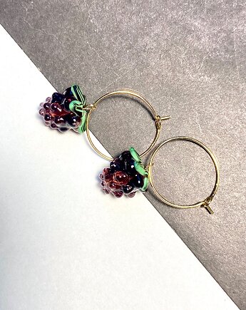 Kolczyki szklane jeżyny, FORMIARZ