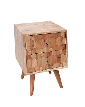 Szafka nocna Mistery drewno akacjowe 40cm, Home Design