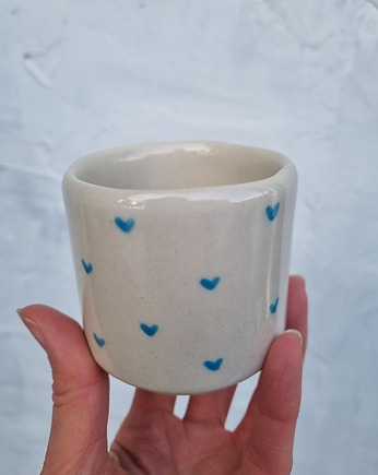 Kubek ceramiczny SERDUSZKA, krusz art