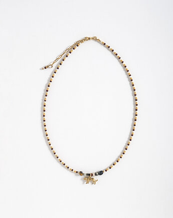 Boho naszyjnik z zawieszką Gepard, ech studio