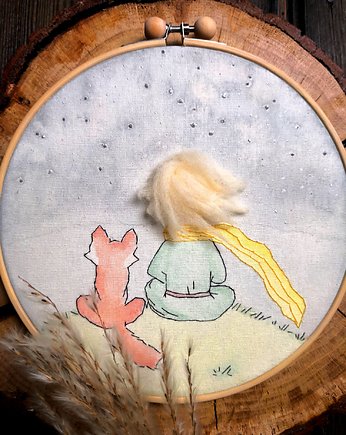 Obrazek dla dzieci - Mały Książę i lis, gingerolla