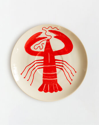 Talerz na ścianę - rak czerwony, EMPE artstudio