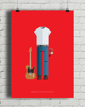 Plakat Bruce Springsteen, minimalmill