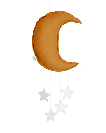 Mobil księżyc MUSZTARDA, mobil dla dziecka, Nukko Design