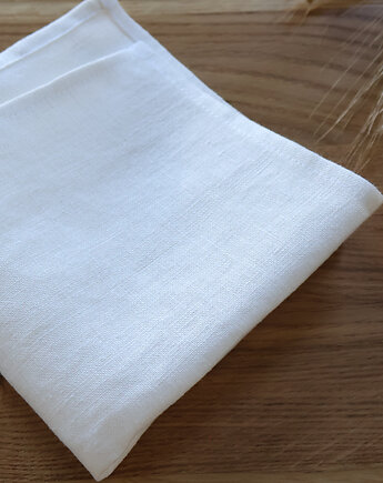 Pieluszka konopna ulewajka dla niemowląt 30x30 cm Ivory, CANNBOO