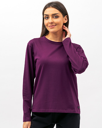 Longsleeve ,, LILY"  bakłażan, 3 for U