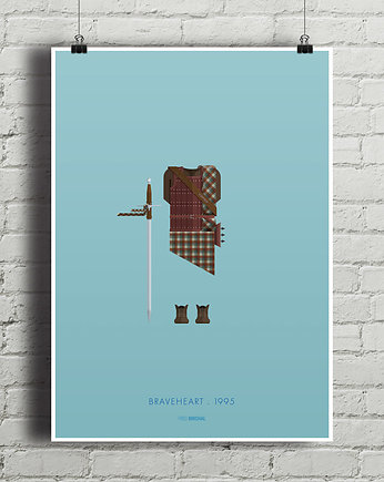 Braveheart - Waleczne Serce - plakat A2, minimalmill