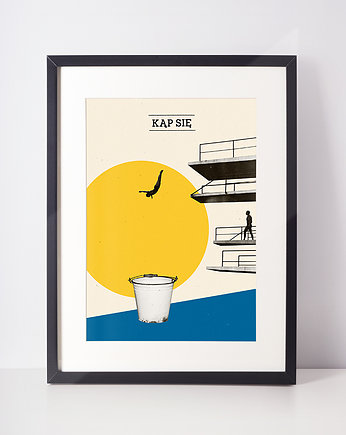 plakat // kąp się // a3, Klawe Rzeczy